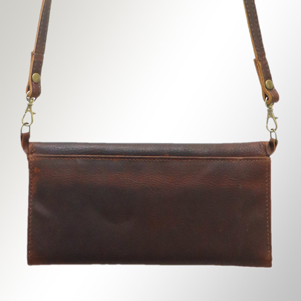 Hand Tooled Hand Painted Genuine Leather women bag western handbag purse