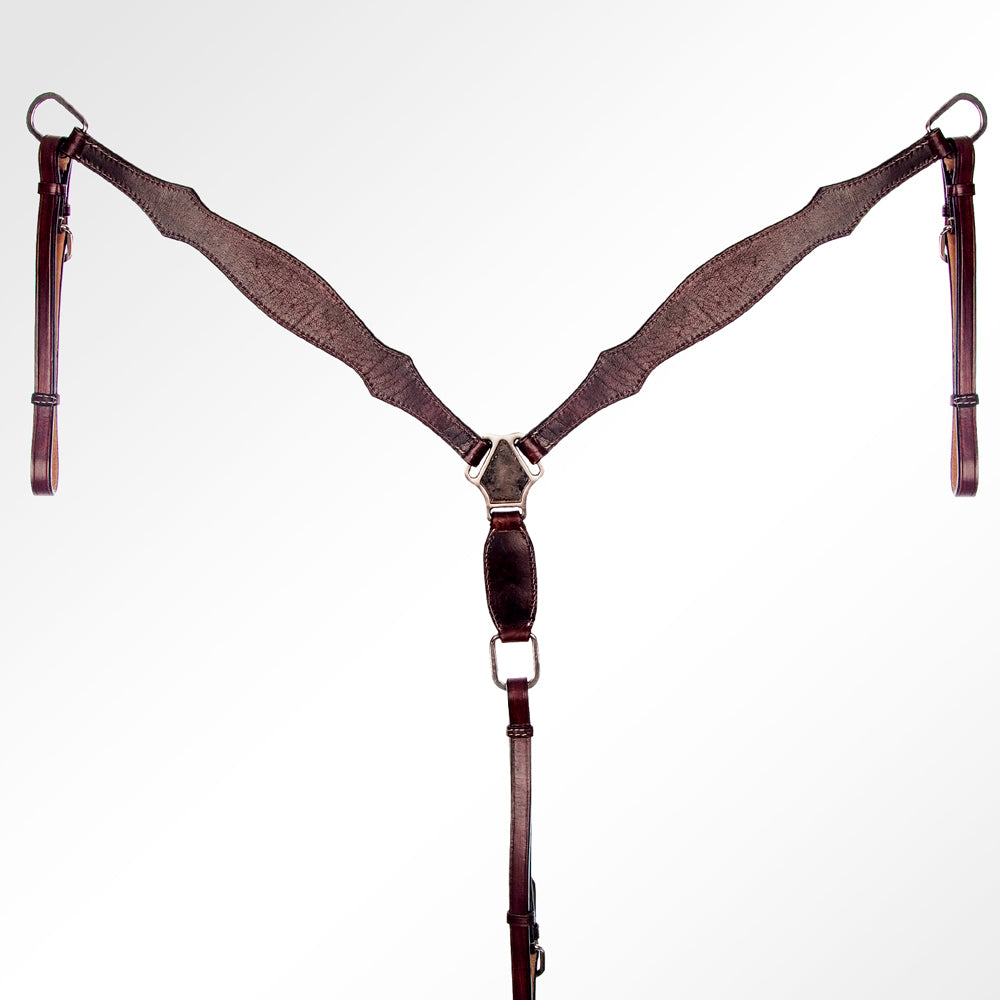 American Darling Western Horse Floral Genuine Leather Headstall Tack Set