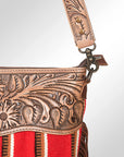 American Darling GIBGX217 Signature Crossbody Hand Tooled Saddle Blanket Genuine Leather Women Bag Western Handbag Purse