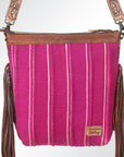 American Darling GIBGX216 Large Crossbody Hand Tooled Saddle Blanket Genuine Leather Women Bag Western Handbag Purse