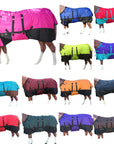Hilason 600D Winter Waterproof Horse Turnout Blanket Belly Wrap Pink