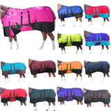 Hilason 600D Winter Waterproof Horse Turnout Blanket Belly Wrap Pink