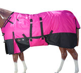 Hilason 600D Winter Waterproof Horse Turnout Blanket Belly Wrap Pink