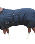 Hilason 1200D Winter Waterproof Horse Turnout Blanket Belly Wrap Navy