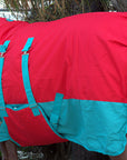 Hilason 1200D Winter Waterproof Horse Turnout Blanket Belly Wrap Red