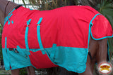 Hilason 1200D Winter Waterproof Horse Turnout Blanket Belly Wrap Red