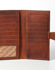 American Darling Wallet Hand Tooled Genuine Leather Women Bag Western Handbag Purse