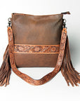 American Darling Cross Body Hand Tooled Hair On Genuine Leather Women Bag Western Handbag Purse