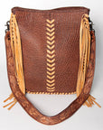American Darling Messenger Saddle Blanket Genuine Leather Women Bag Western Handbag Purse