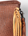 American Darling Messenger Saddle Blanket Genuine Leather Women Bag Western Handbag Purse