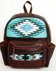 American Darling Saddle Blanket Genuine Leather Women Bag Western Handbag Purse