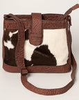 American Darling ADBGZ298A Cross Body I Hair On Genuine Leather Women Bag Western Handbag Purse