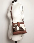 American Darling ADBGZ298A Cross Body I Hair On Genuine Leather Women Bag Western Handbag Purse