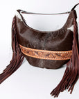 American Darling HOBO Hand Tooled Hair-on Genuine Leather women bag western handbag purse