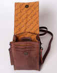 American Darling CELL PHONE HOLDER Hand Tooled Hair-on Genuine Leather women bag western handbag purse