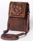 American Darling Saddle Blanket Genuine Leather Women Bag Western Handbag Purse