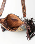 American Darling Large Crossbody Saddle Blanket Genuine Leather Women Bag Western Handbag Purse