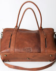 American Darling ADBG715 Tote Saddle Blanket Genuine Leather Women Bag Western Handbag Purse