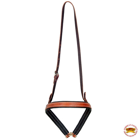 Hilason Western American Leather Horse Noseband Brown