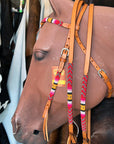 Hilason American Leather Horse Browband Headstall Working Tack Brown