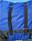 Hilason 1200D Winter Waterproof Horse Turnout Blanket Belly Wrap Royal Blue