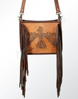 ADBG725B American Darling Hand Tooled Genuine Leather Women Bag Western Handbag Purse