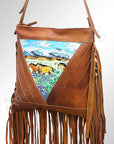 American Darling Cross Body I Genuine Leather Women Bag Western Handbag Purse