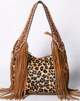 American Darling Hobo Hair On Genuine Leather Women Bag Western Handbag Purse