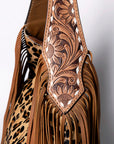 American Darling Hobo Hair On Genuine Leather Women Bag Western Handbag Purse
