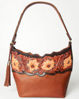 American Darling Hobo Hand Tooled Genuine Leather Women Bag Western Handbag Purse