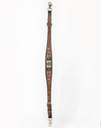 HILASON Western Horse Floral Headstall Breast Collar One Headstall Spur Strap Wither Strap American Leather Tack Set