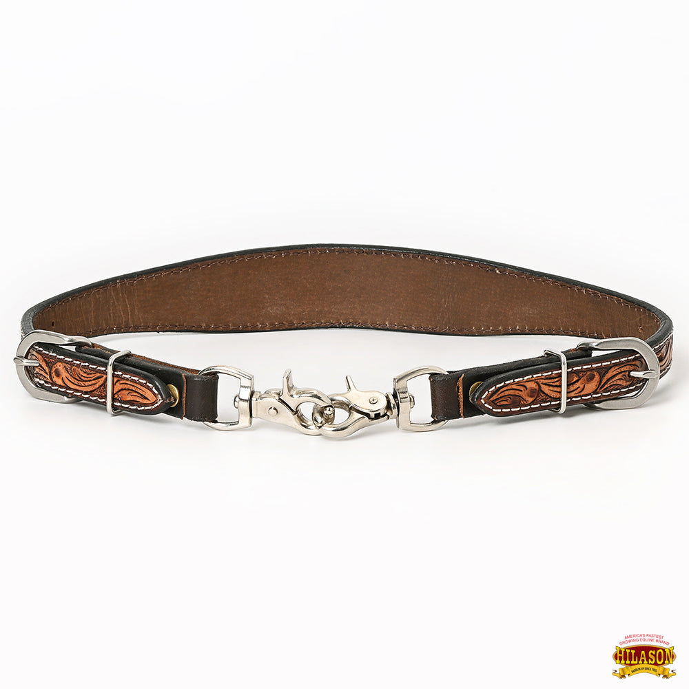 HILASON Western Horse Floral Headstall Breast Collar One Headstall Spur Strap Wither Strap American Leather Tack Set
