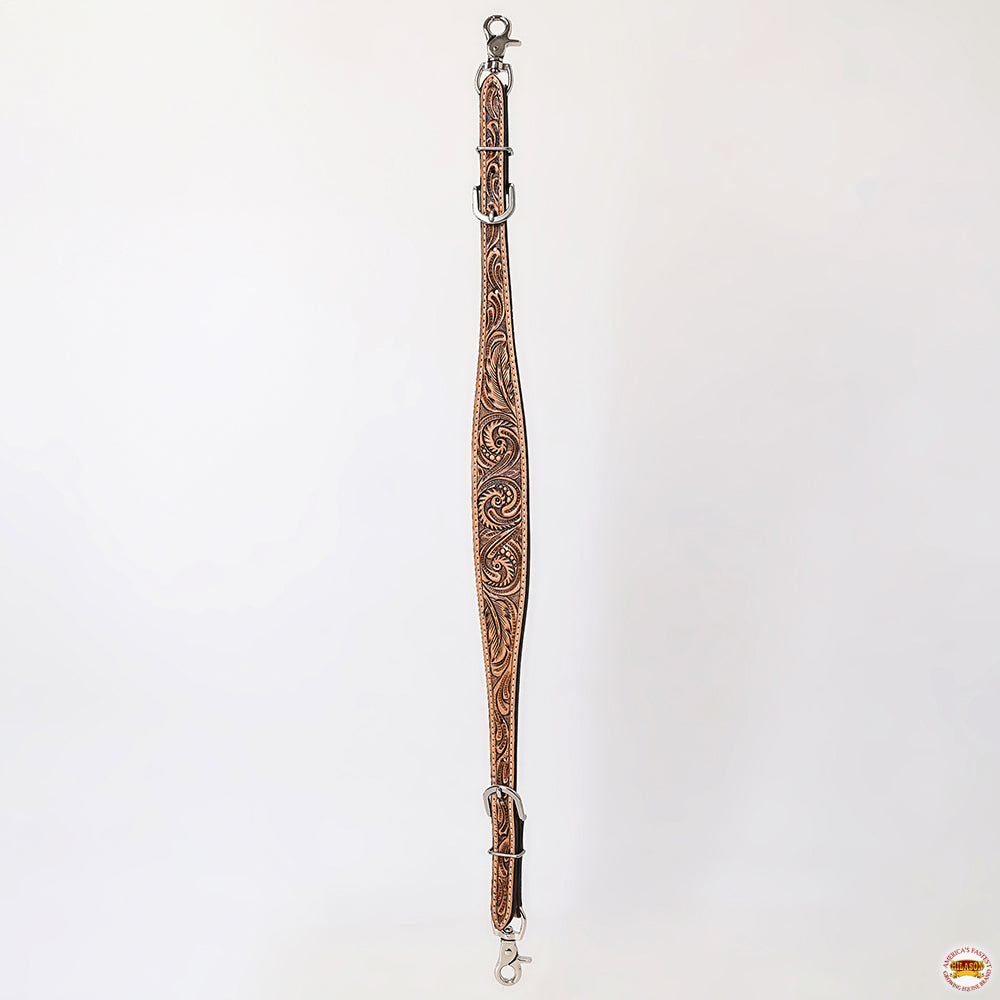 HILASON Western Horse Floral Headstall Breast Collar One Headstall American Leather Tack Set