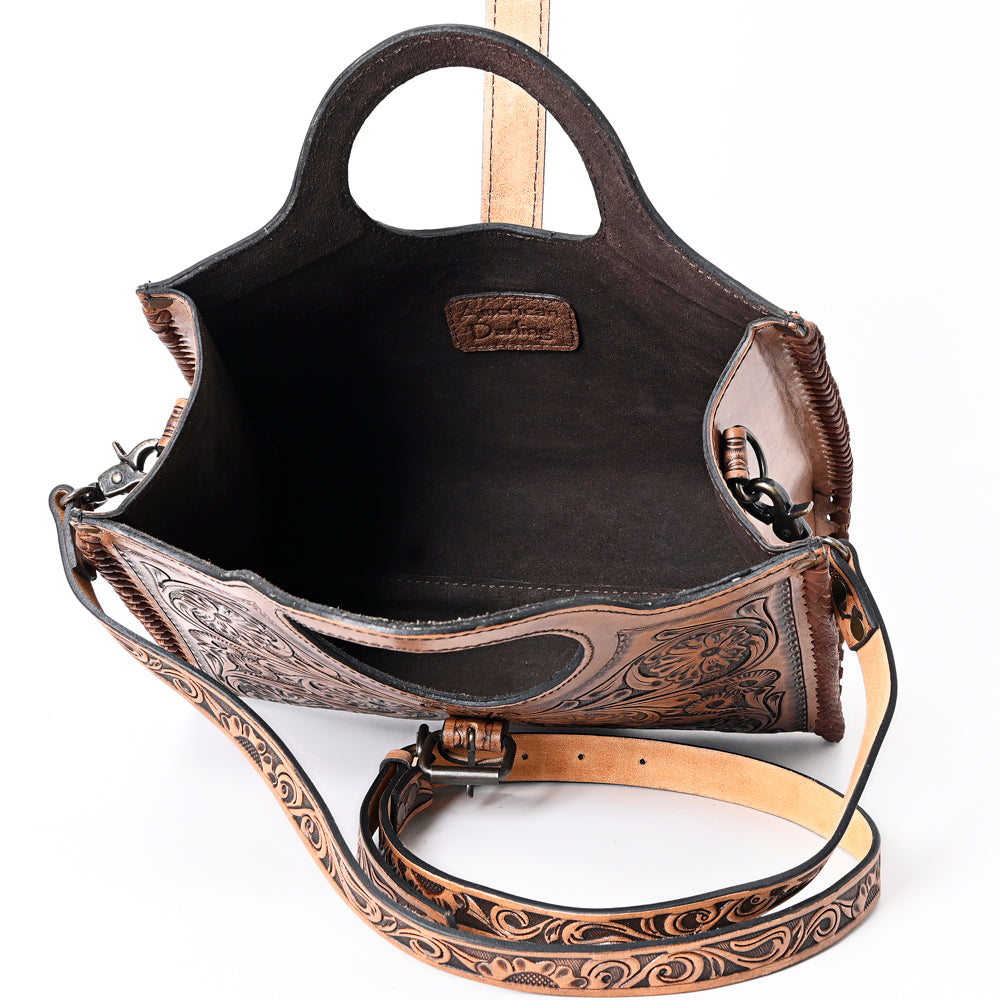 American Darling Tote Hand Tooled Genuine Leather Western Women Bag Handbag Purse | Western Tote Bag | Travel Tote Bags | College Tote Bag | Casual Tote Bag