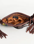 American Darling ADBGA189A Cross Body Ii Hand Tooled Saddle Blanket Genuine Leather Women Bag Western Handbag Purse