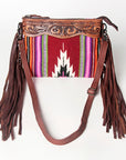 American Darling Cross Body Hand Tooled Saddle Blanket Genuine Leather Women Bag Western Handbag Purse