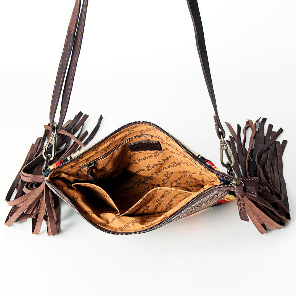 American Darling Cross Body Hand Tooled Saddle Blanket Genuine Leather Women Bag Western Handbag Purse