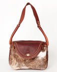American Darling ADBGI186 Tote Hair-On Genuine Leather Women Bag Western Handbag Purse
