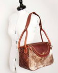American Darling ADBGI186 Tote Hair-On Genuine Leather Women Bag Western Handbag Purse