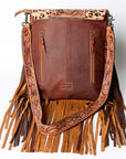 American Darling Cross Body I Hand Tooled Hair On Genuine Leather Women Bag Western Handbag Purse