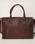 American Darling Tote Hand Tooled Hair On Genuine Leather Women Bag Western Handbag Purse