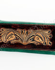 American Darling Wallet Hand Tooled Genuine Leather Women Bag Western Handbag Purse