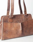 American Darling ADBG742 Tote Hand Tooled Genuine Leather Women Bag Western Handbag Purse