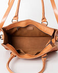 American Darling ADBG743 Tote Genuine Leather Women Bag Western Handbag Purse
