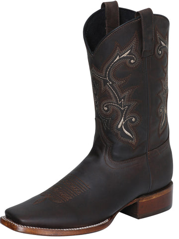 Rodeo Boot El Senor de los Cielos - leathert Crazy - Choco 124067