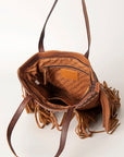 American Darling ADBGA190 Tote Hair-On Genuine Leather Women Bag Western Handbag Purse