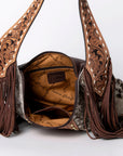 American Darling Hobo Hair On Genuine Leather Women Bag Western Handbag Purse