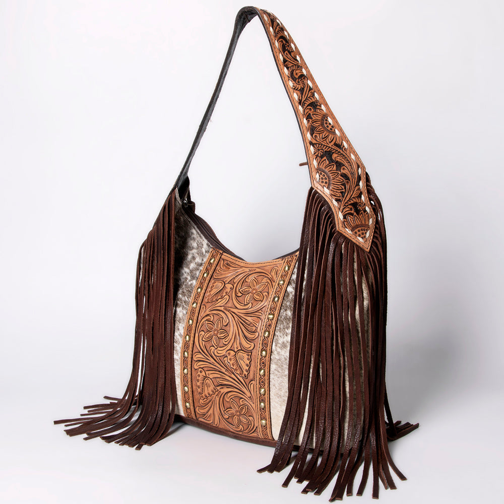 American Darling Hobo Hair On Genuine Leather Women Bag Western Handbag Purse