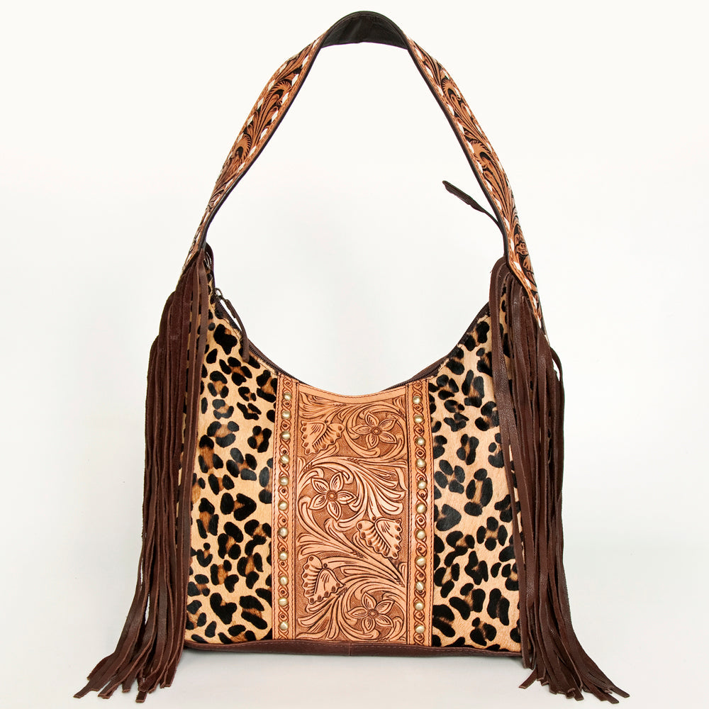American Darling Hobo Hair On Genuine Leather Women Bag Western Handbag Purse