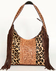American Darling Hobo Hair On Genuine Leather Women Bag Western Handbag Purse